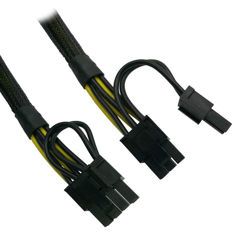 COMeap GPU Power Cable for HP DL580 DL585 DL980 G7 Server, 10 Pin to Dual PCI-E 8 Pin(6+2) Power Adapter Splitter 25-in(63.5cm) - Image 3
